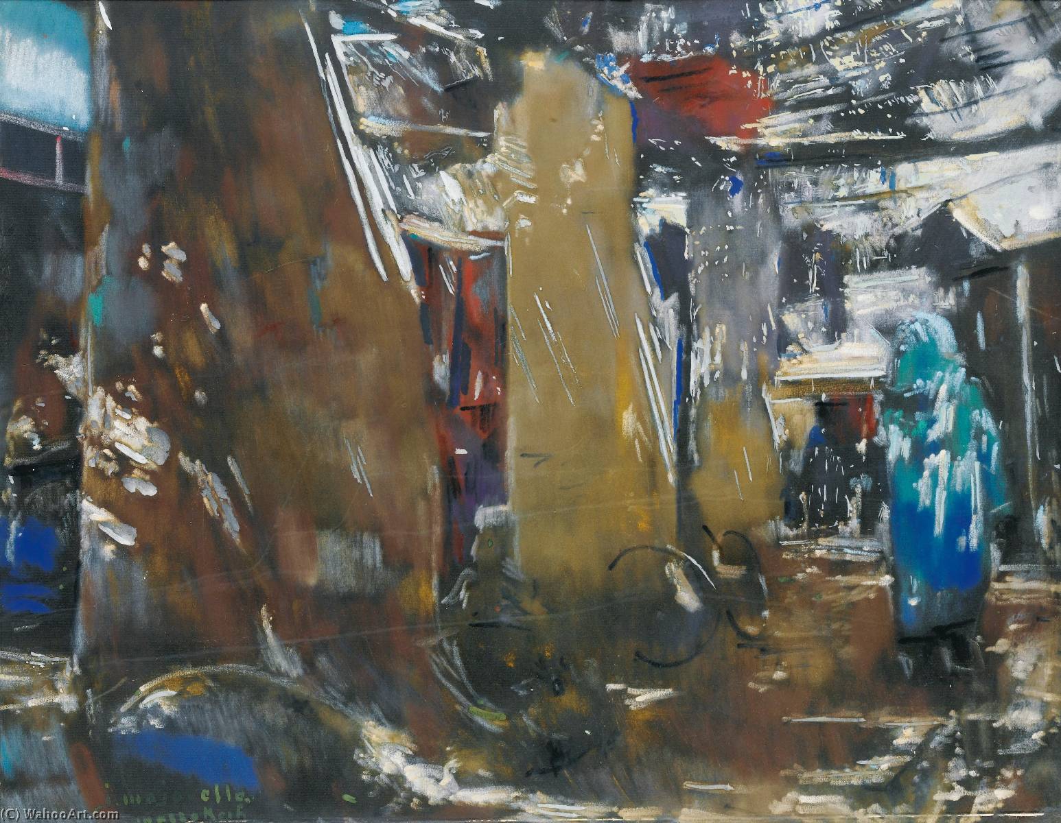 Un Coin De Souk A Marrakech By Jacques Majorelle 1886 1962 France Artsdot Com