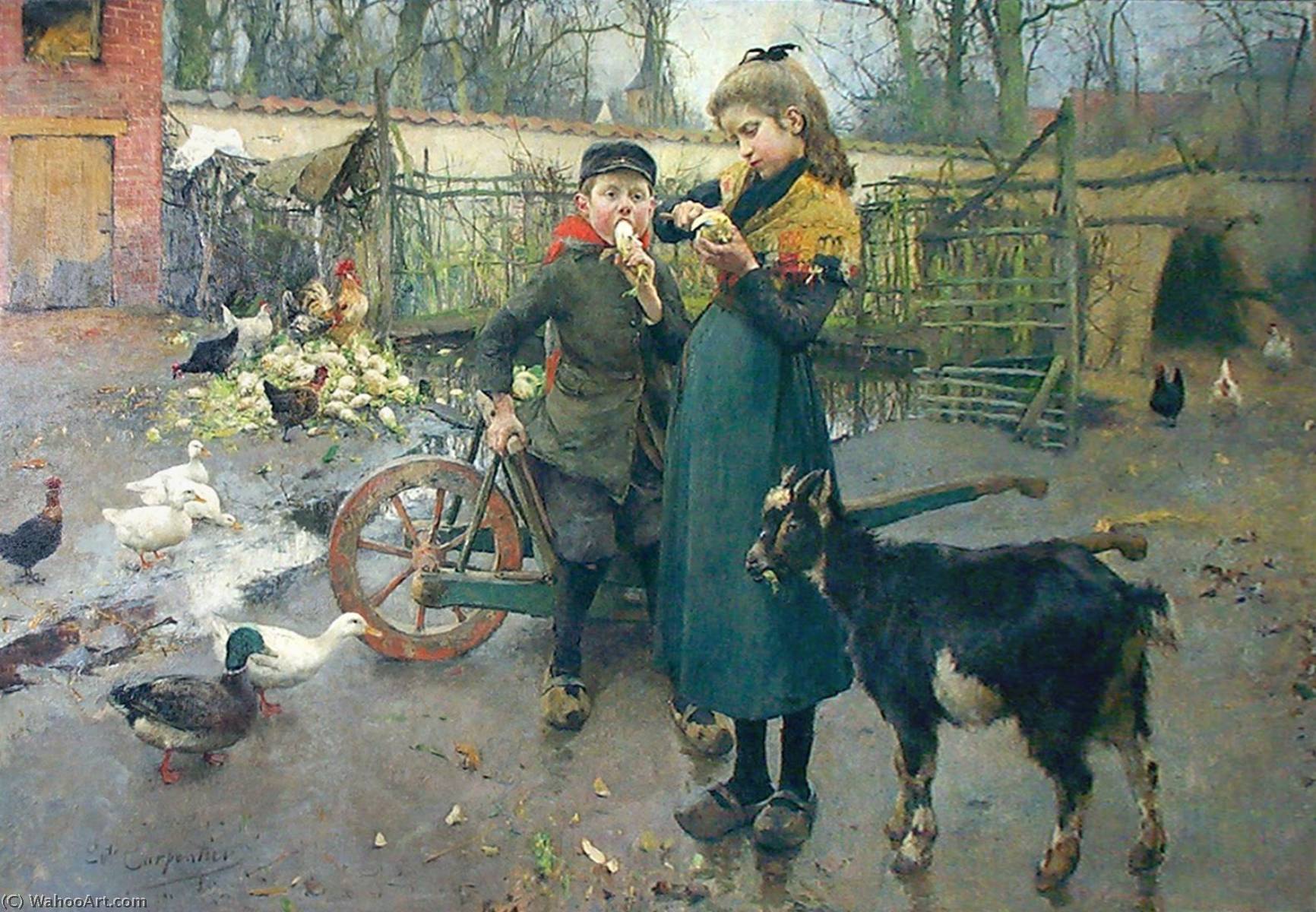 Reproductions D'art de Evariste Carpentier (18451922, Belgium