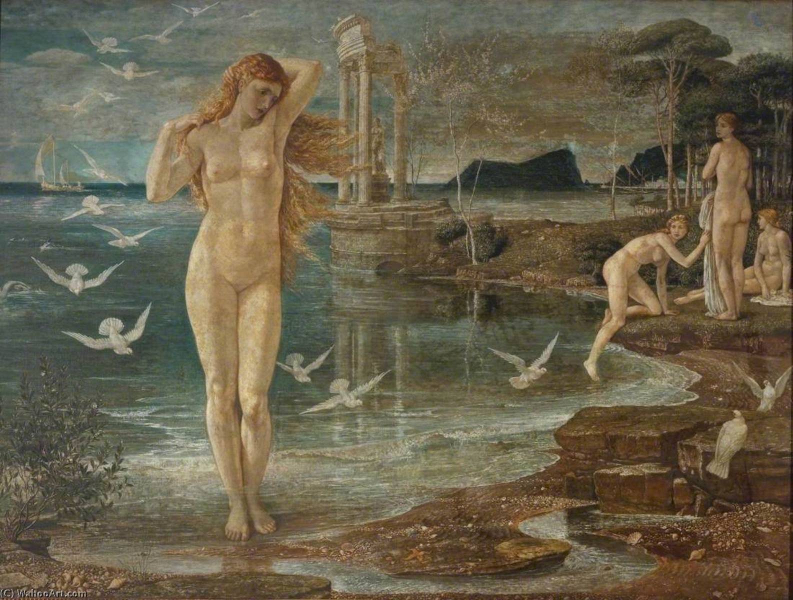 畫複製 文艺复兴的金星 1877 通过walter Crane 1845 1915 United Kingdom Artsdot Com