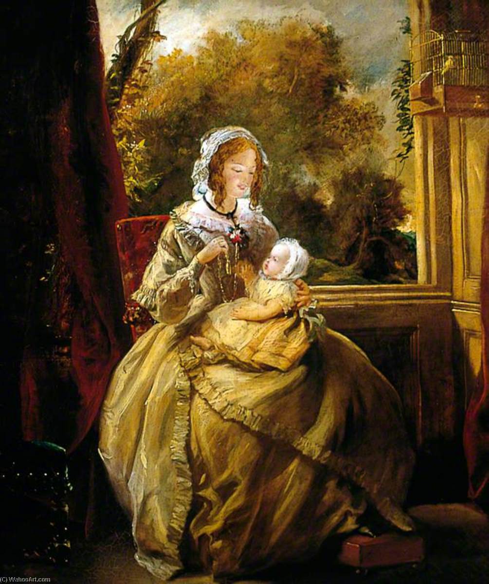 Art Reproductions The Mother by Thomas Musgrave Joy (18121866, United