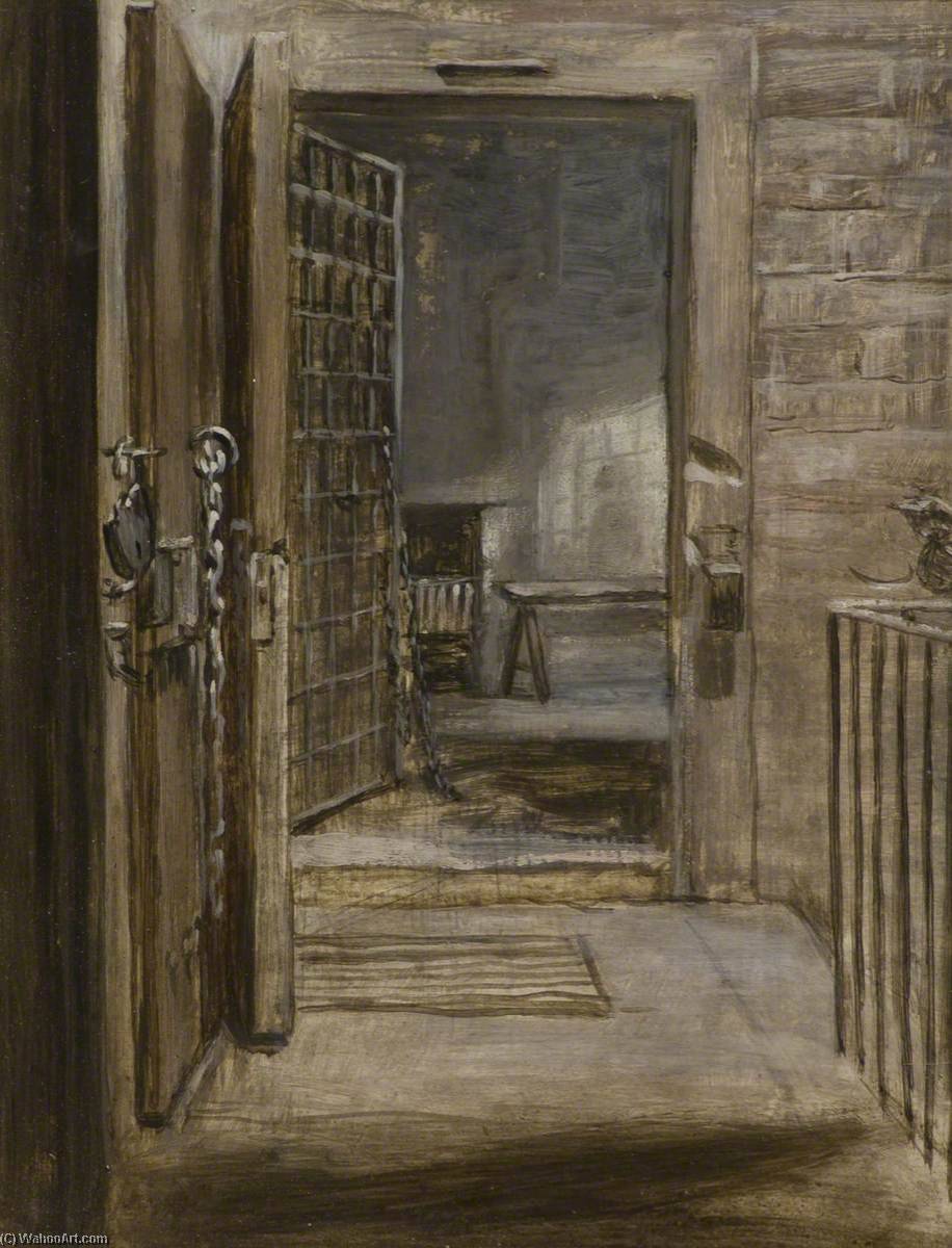 Museum Art Reproductions A Cell in Arbroath Gaol by Patrick Allan