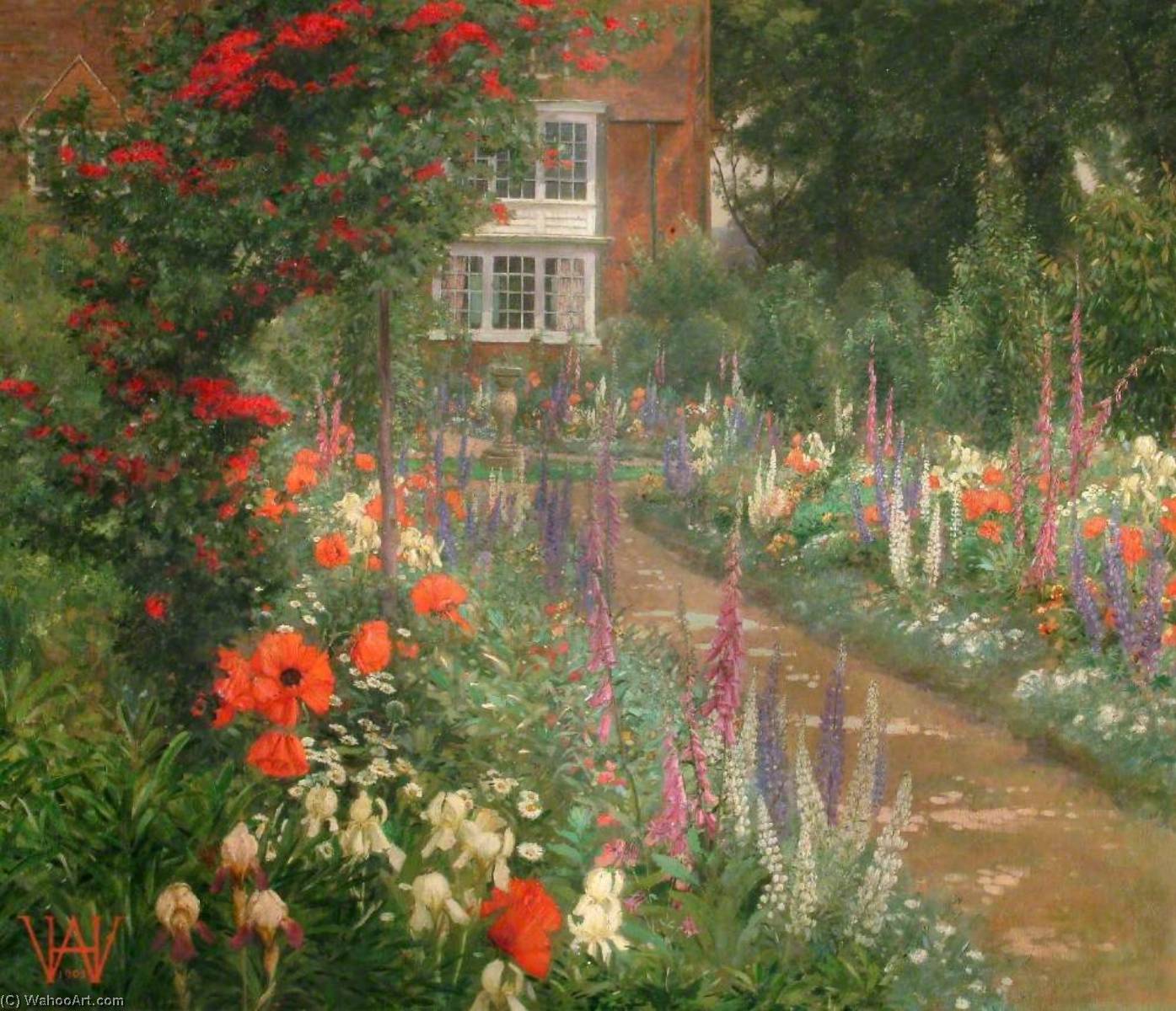 Kunstreproduktionen Stranger`s Corner, 1903 von William Herbert Allen