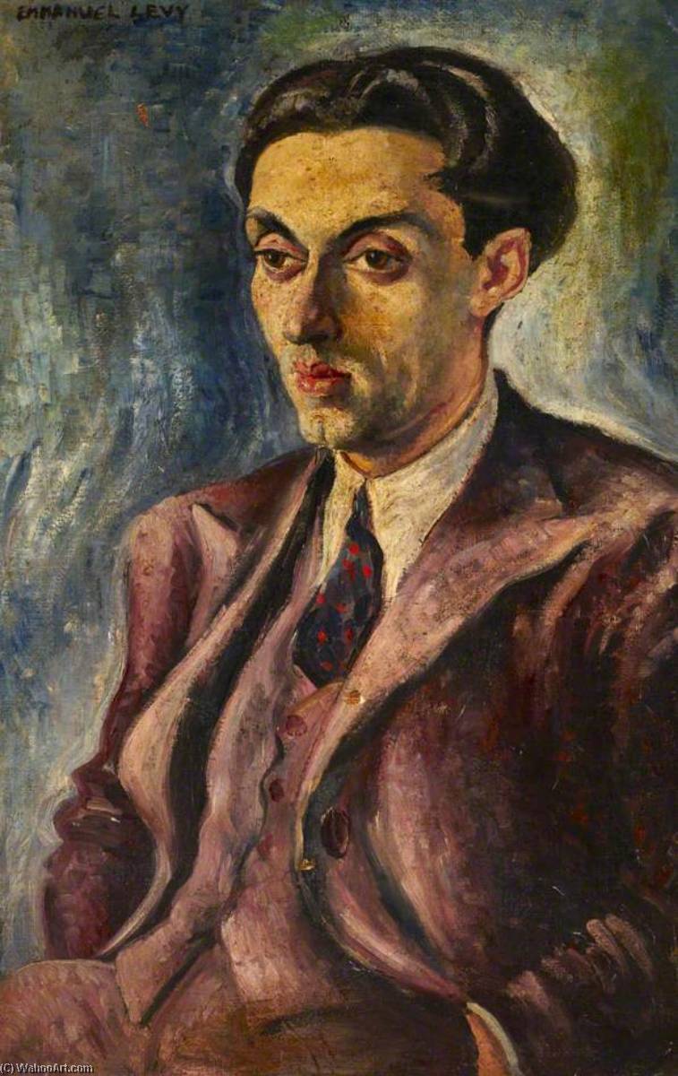 Museum Art Reproductions Portrait of a Man by Emmanuel Levy (Inspired