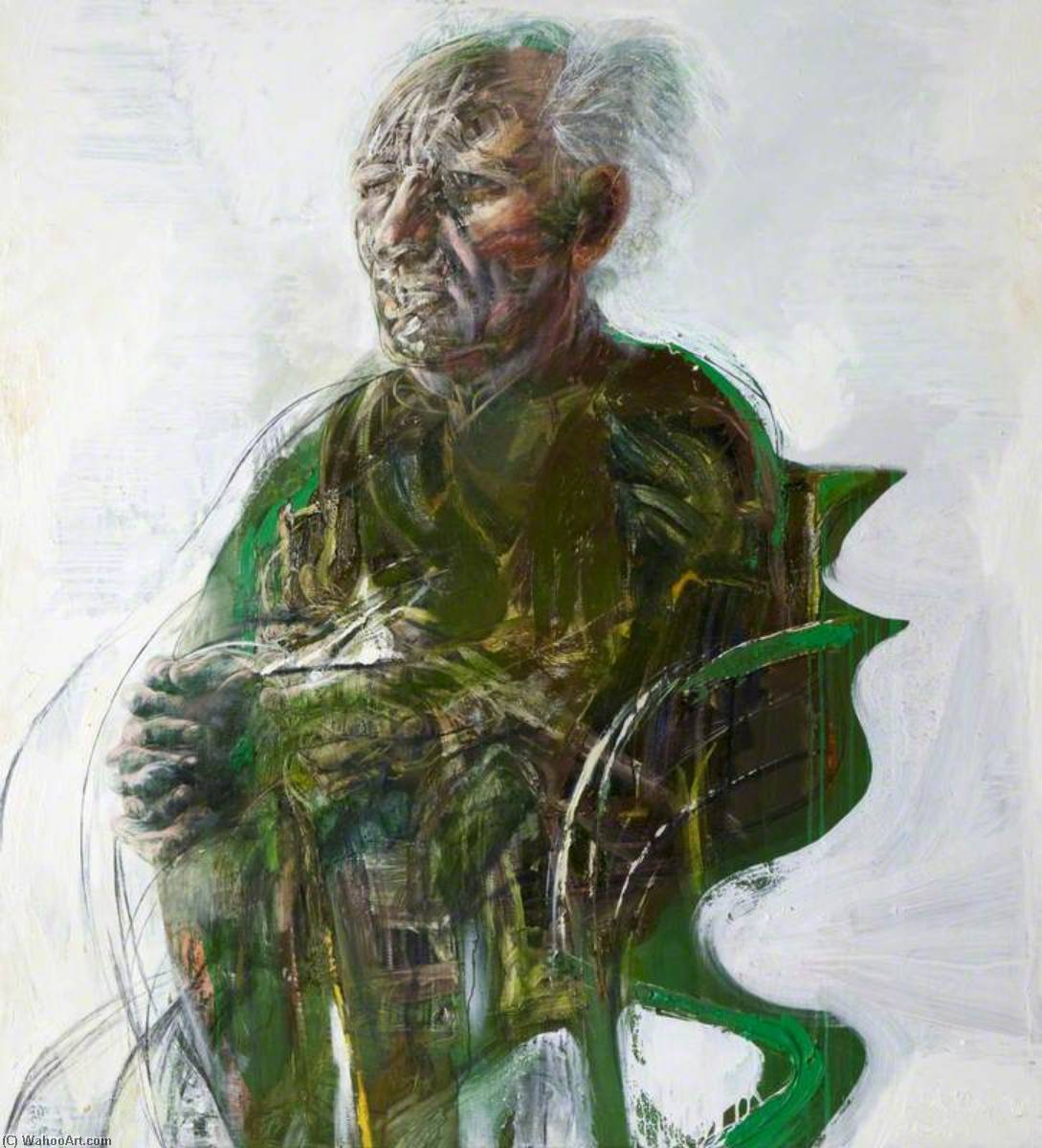 Brian Friel (b.1929) by Jack Crabtree Jack Crabtree