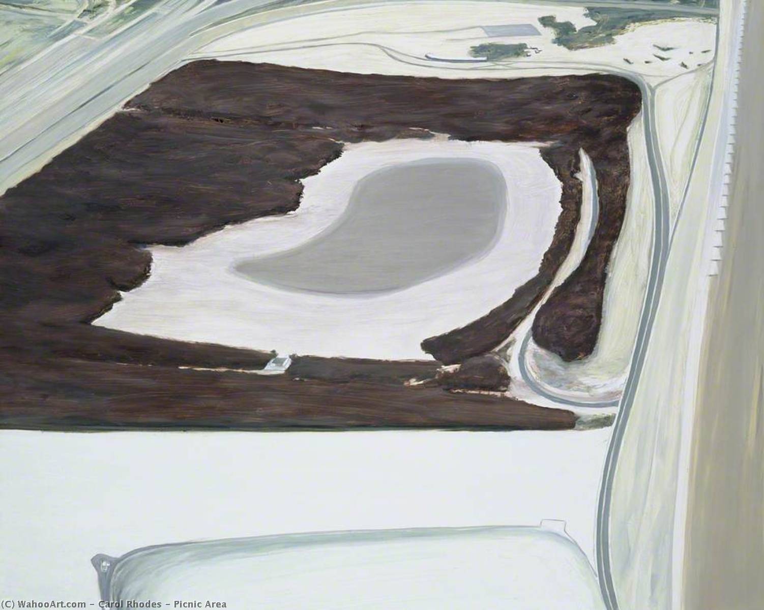 Artwork Replica Picnic Area, 1997 by Carol Rhodes