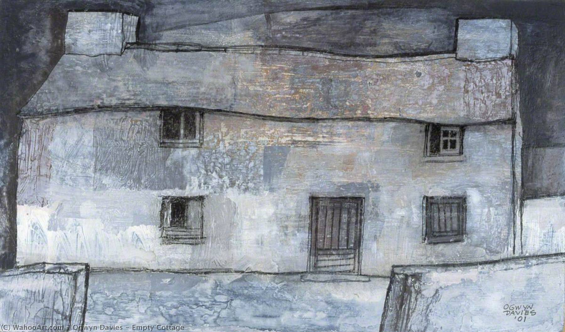 Empty Cottage, 2001 by Ogwyn Davies (19252015) Ogwyn Davies