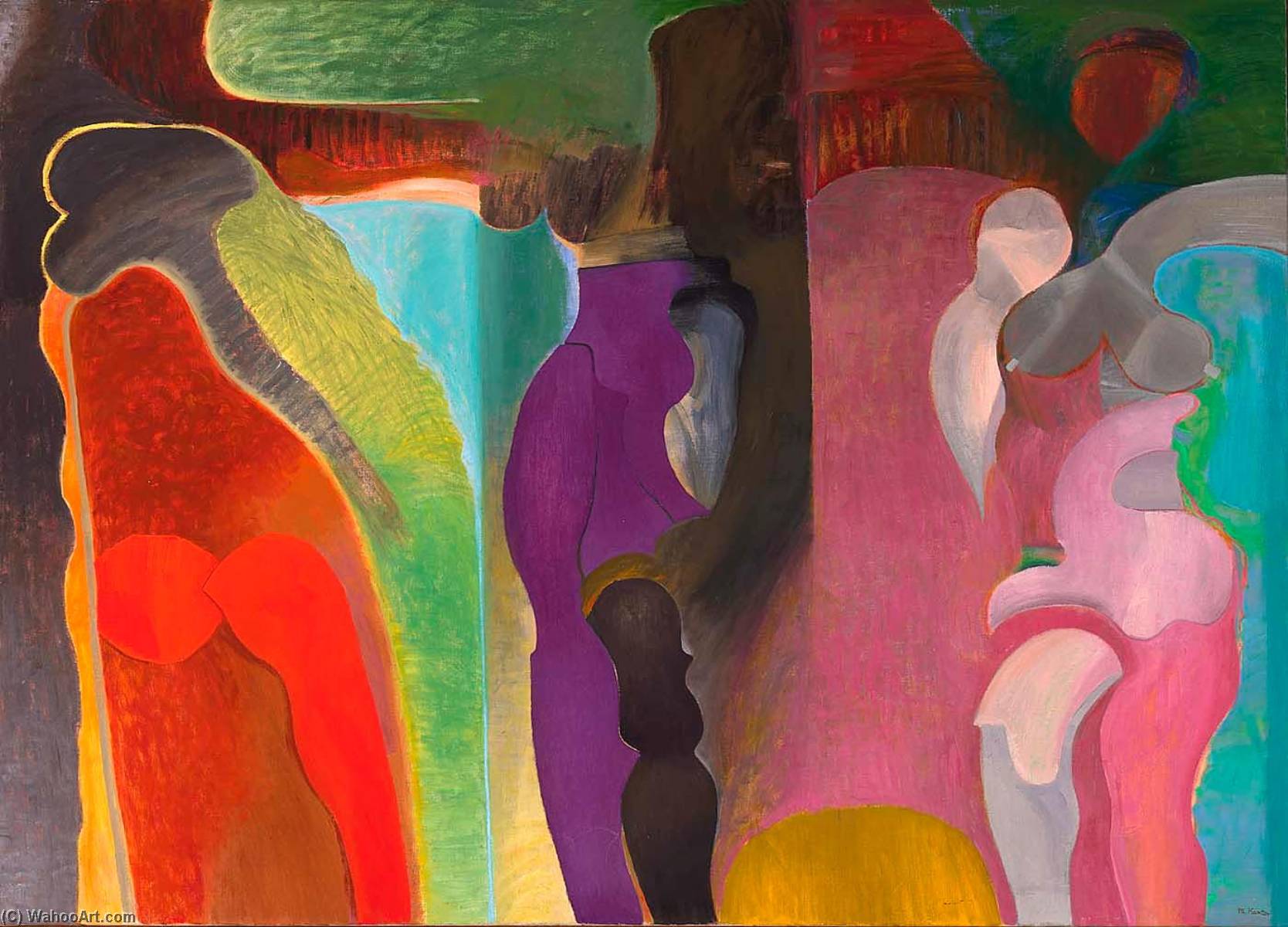 Triptych, 1963 de Morris Kantor (18961974) Morris Kantor