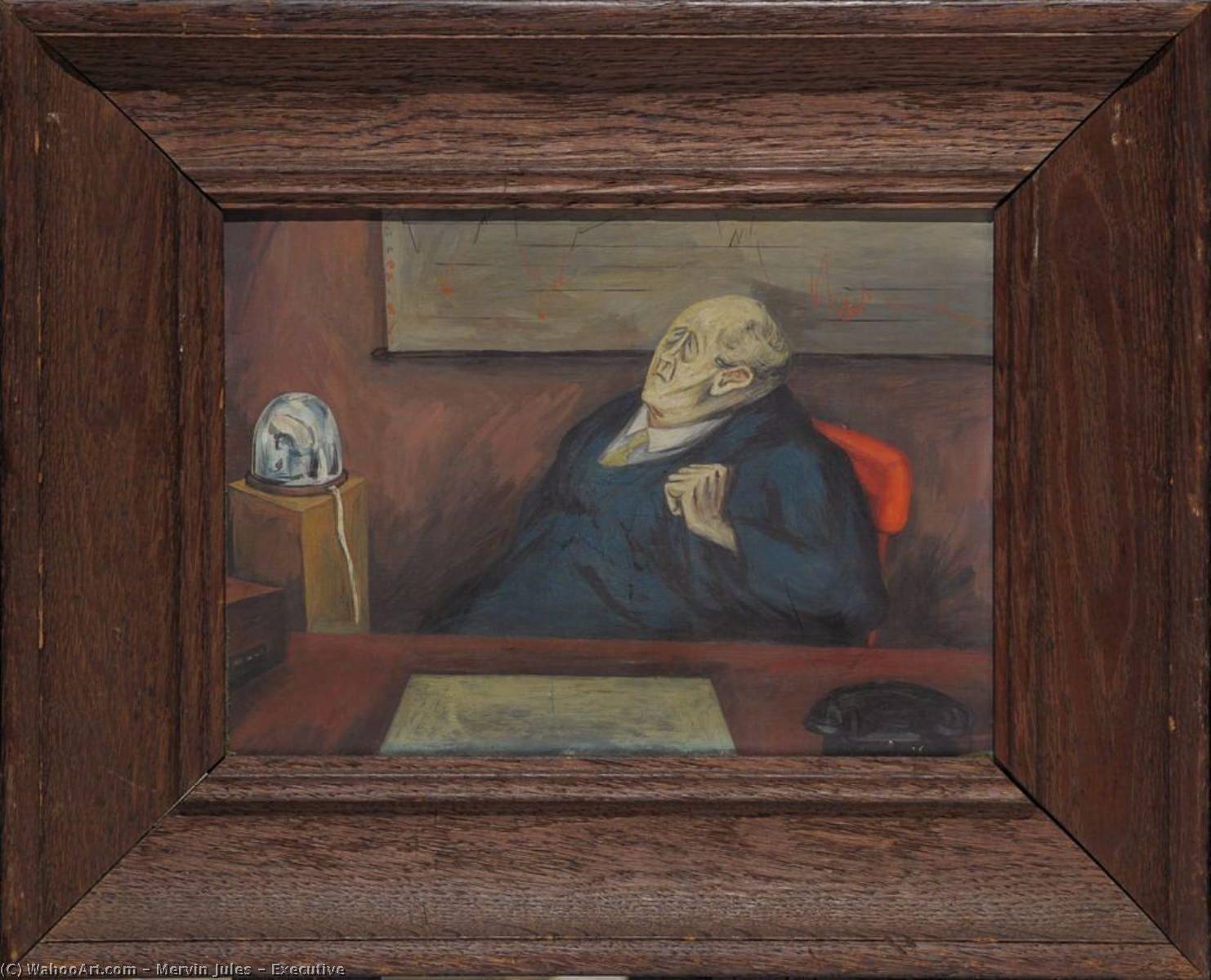 Paintings Reproductions Executive, 1945 by Mervin Jules (Inspired By