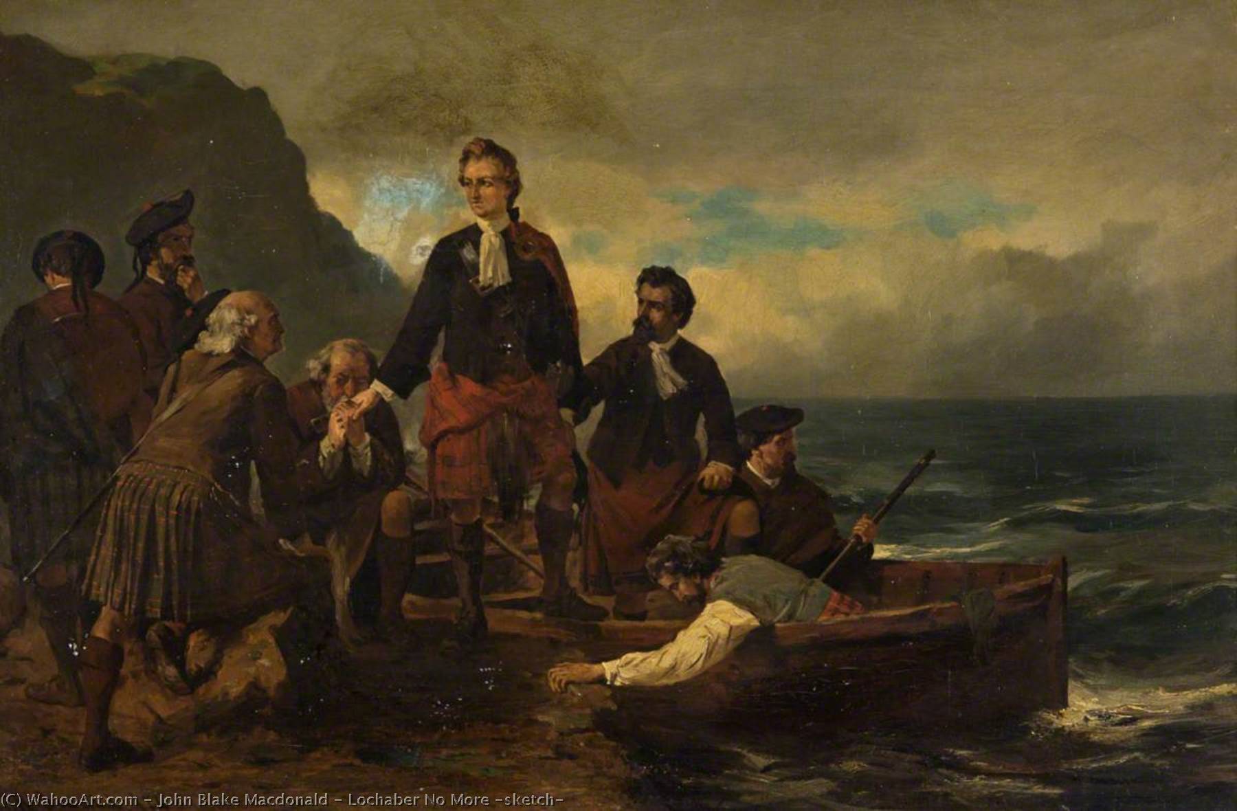 Artwork Replica Lochaber No More (sketch), 1874 by John Blake Macdonald (18291901)