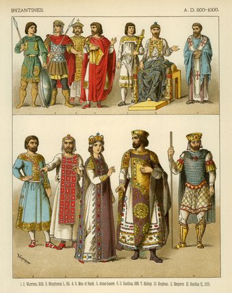 Byzantines Costume — Albert Kretschmer