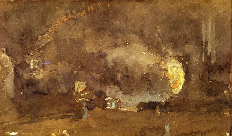 Die Feuerräder — James Abbott Mcneill Whistler