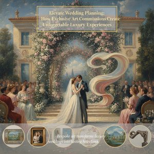 Elevate Wedding Planning: How Exclusive Art Commissions Create Unforgettable Luxury Experiences