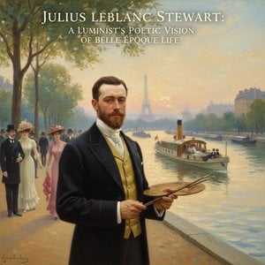 Julius Leblanc Stewart: A Luminist’s Poetic Vision of Belle Époque Life