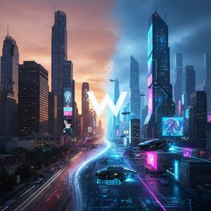Future Retro: Transform Your Photos into 80s Cyberpunk AI Masterpieces with ArtsDot's Visionary Tech