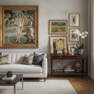 Mastering Elegance: The Expert Guide to Curating Luxury Interiors with Fine Art Reproductions
