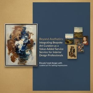 Voorbij Esthetiek: De Integratie van Maatwerk Kunstcuratie als Waarde-Toevoegende Dienst voor Interieurprofessionals