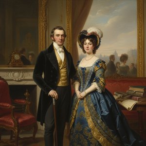 Reflets d'une Époque : Identité et Statut dans le Portrait du XIXe Siècle