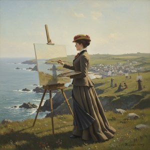 Elizabeth Adela Forbes: A Pioneering Impressionist of the Newlyn School