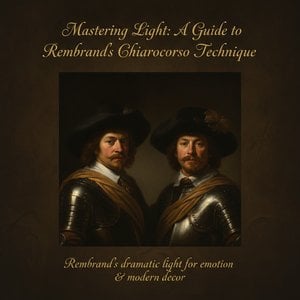 Mastering Light and Shadow: A Guide to Rembrandt's Chiaroscuro Technique