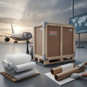 ArtsDot.com F.A.Q.: Secure Global Shipping & Professional Art Packaging for the Discerning Collector