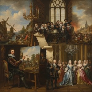 Illuminating a Century of Change: Artistic Expression & Societal Shifts in 17th-Century Europe