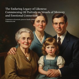 The Enduring Legacy of Likeness: Commissioning Oil Portraits as Vessels of Memory and Emotional Connection