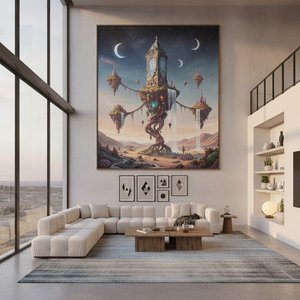 Dreamscapes Unveiled: A Curated Guide to Integrating Surrealist Landscape Art into Modern Interiors