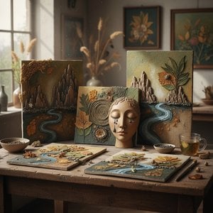Earthy Tones & Emotional Resonance: Exploring the Vibe of Grounded Artworks