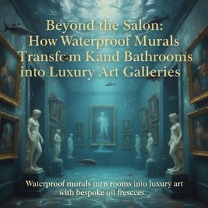 Beyond the Salon: How Waterproof Murals Transform Kitchens and Bathrooms into Luxury Art Galleries