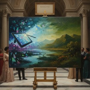 핸드페인티드 오일 리프리카로 디지털 이미지 수익 두 배! ArtsDot 마켓플레이스에서 전문가가 직접 제작하는 프리미엄 아트