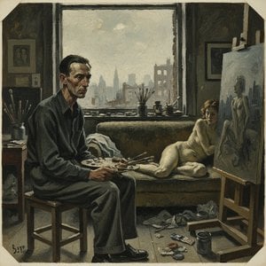 Lucian Freud: A Psychological Portraiture of Post-War Existence