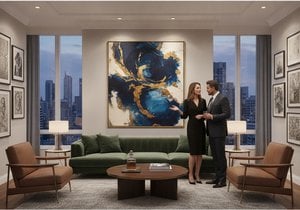 Elevate Your Space: The Connoisseur's Guide to Choosing Luxurious Art That Defines Your Home's Vibe