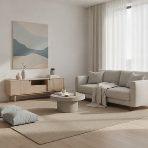 The Art of Calm: Transforming Your First Shared Space with the Serenity of Minimalist Art