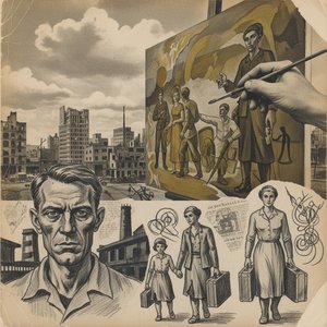 Echoes of a Decade: Artistic Responses to Sociopolitical Realities in 1940s Art