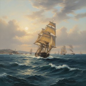 James E. Buttersworth: Navigating the Seas of Victorian Marine Painting