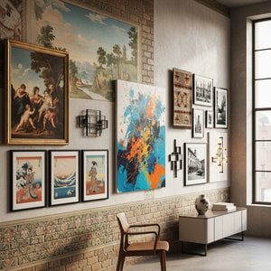 Transforming Spaces: A Comprehensive Exploration of Wall Decor Through Art History & Contemporary Practice