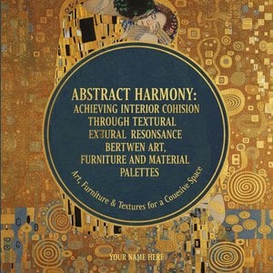 Abstrakte Harmonie: Die resonante Verbindung von Kunst, Möbeln und Materialpaletten für kohärente Innenräume