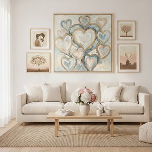 Love in Every Brushstroke: Discover Heartwarming Artworks to Transform Your New Home