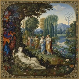Evoking Eden: Nature's Enduring Legacy in Fine Art Across Historical Movements