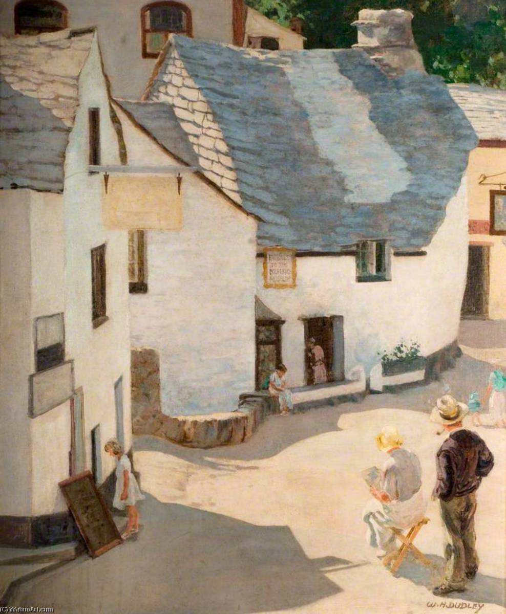 Polperro In Summertime — William Harold Dudley