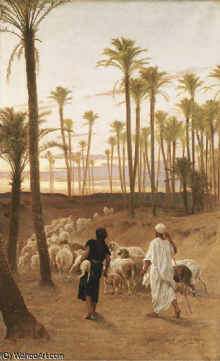 The Palm Grove — Frederick Goodall