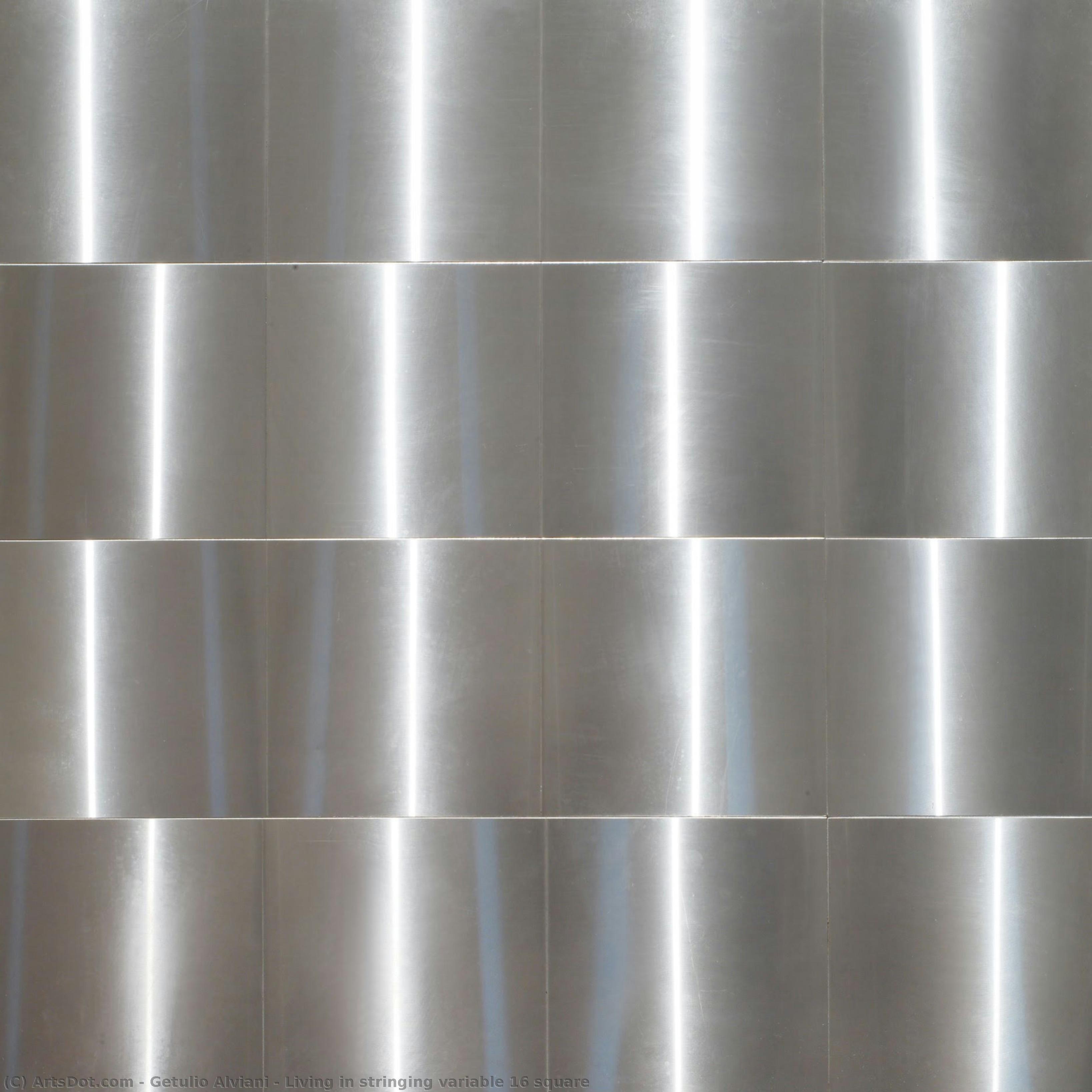 Living In Stringing Variable 16 Square — Getulio Alviani