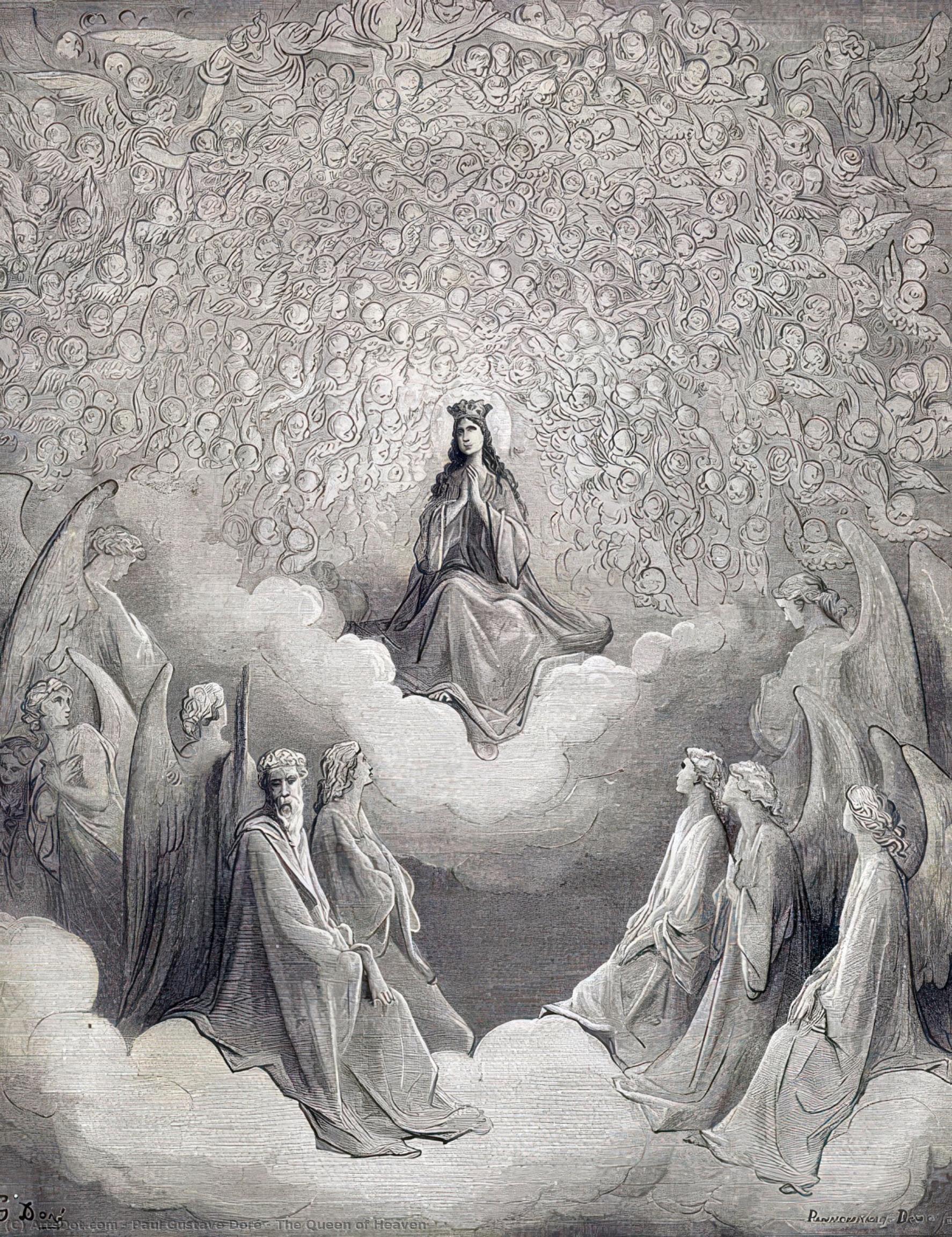 Královna Nebe — Gustave Doré