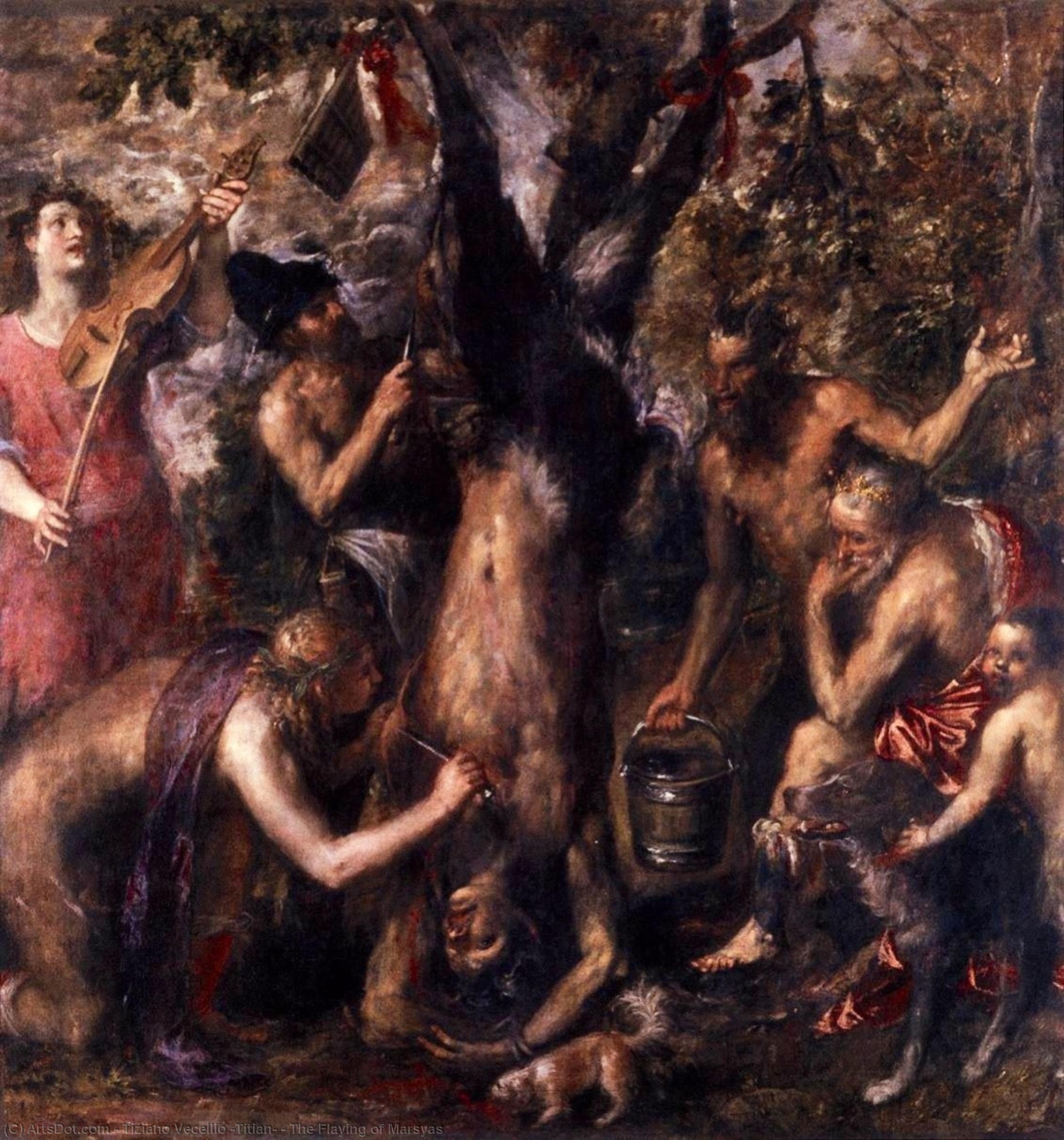 Le Dépeçage De Marsyas — Titian