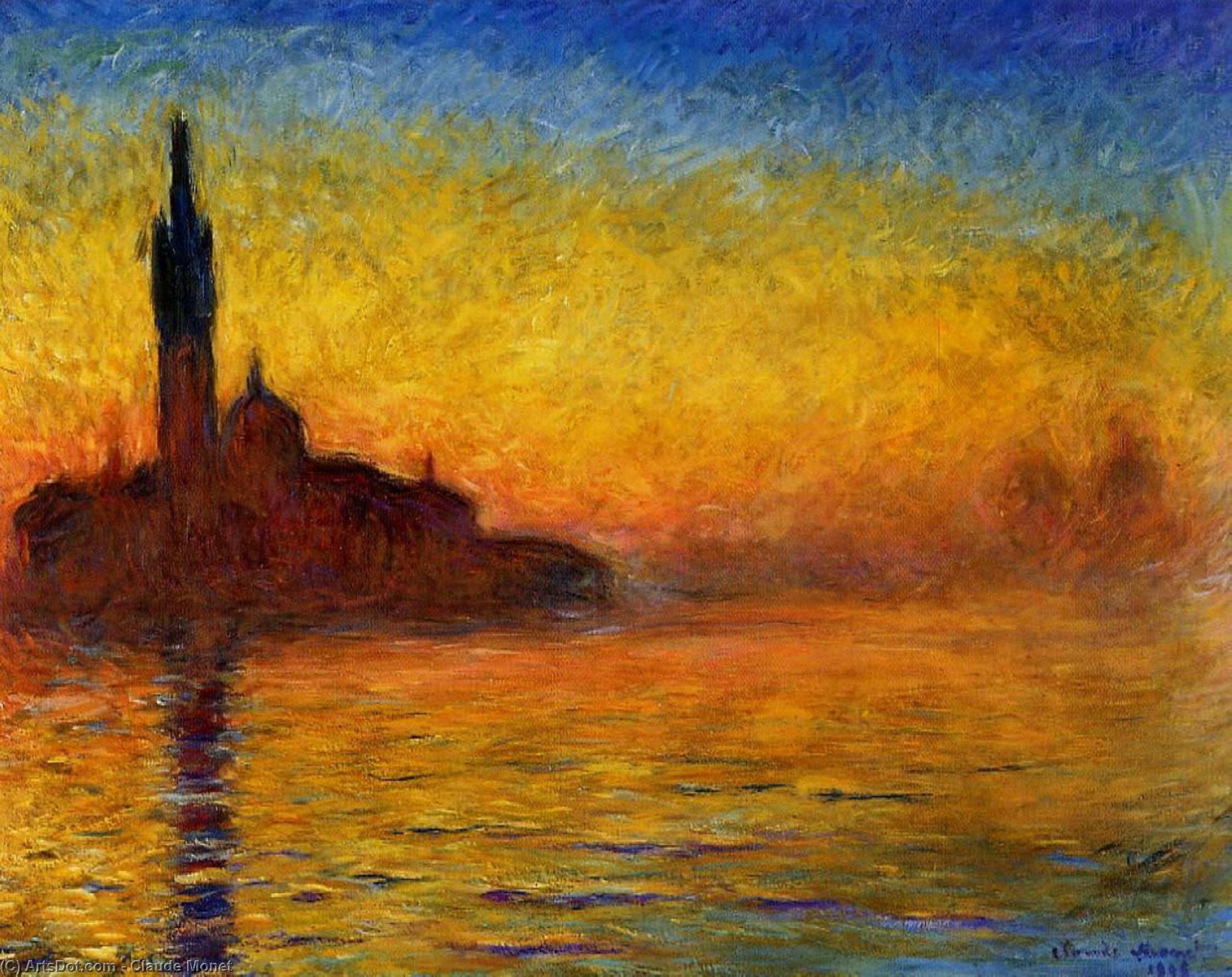Twilight, Venice — Claude Monet