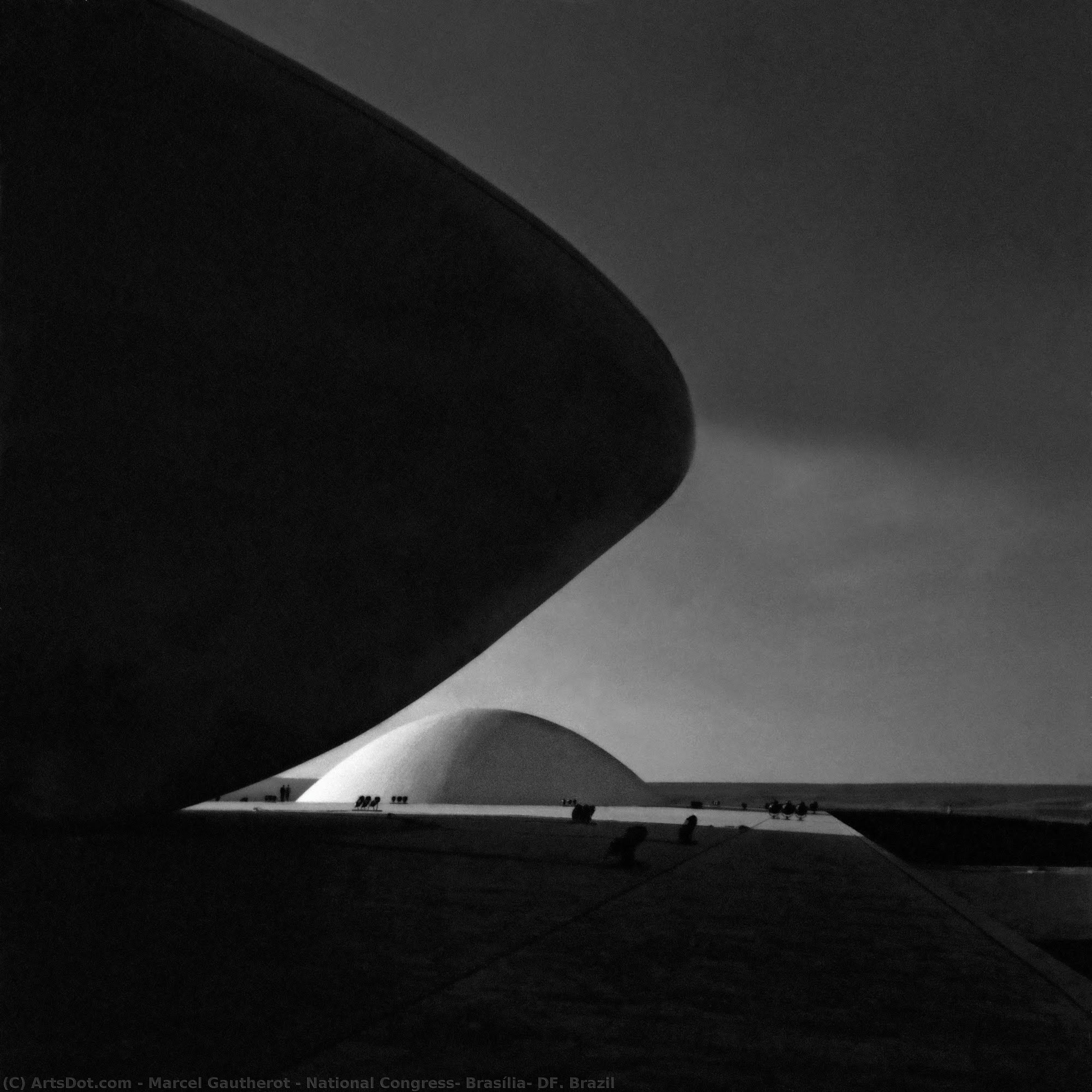 Nationalforsamlingen, Brasília, Df. Brasilien — Marcel Gautherot