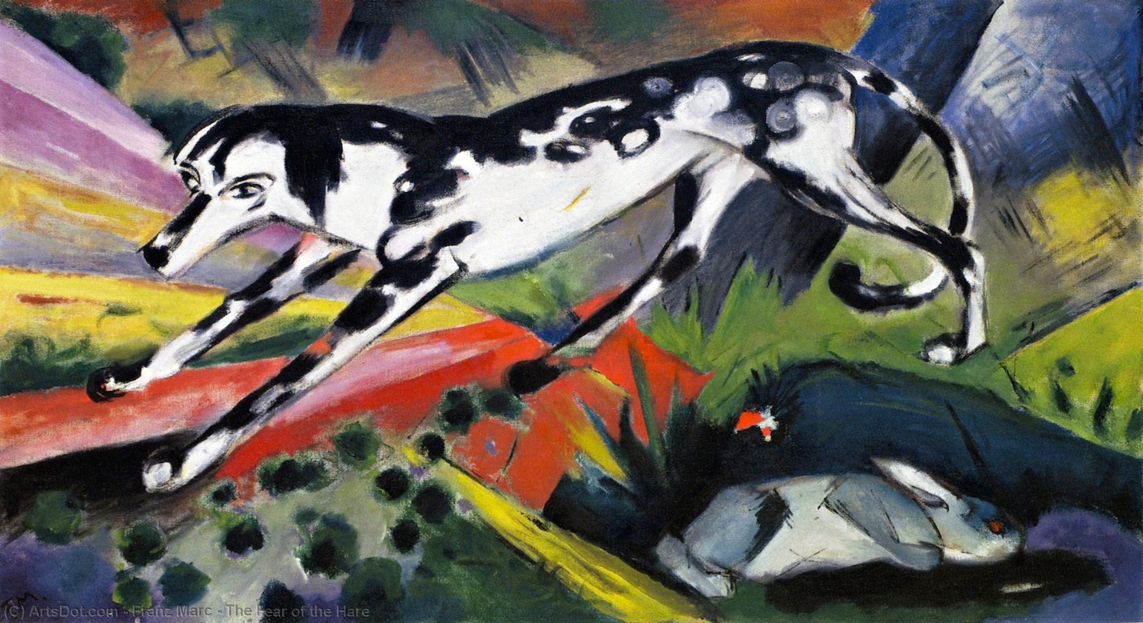 La Paura Dell'airone — Franz Marc