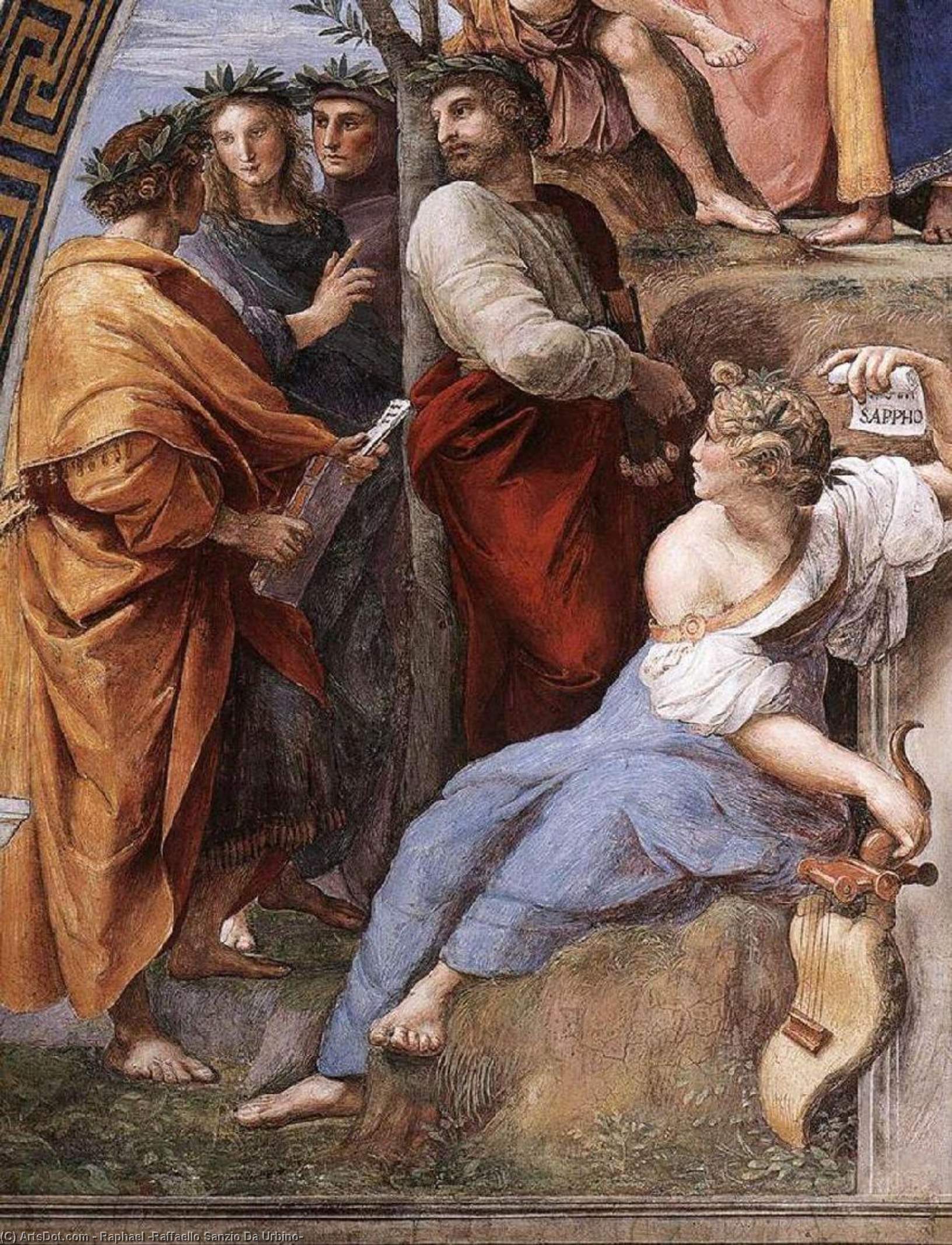 Il Parnasso (dettaglio)92 — Raffaello
