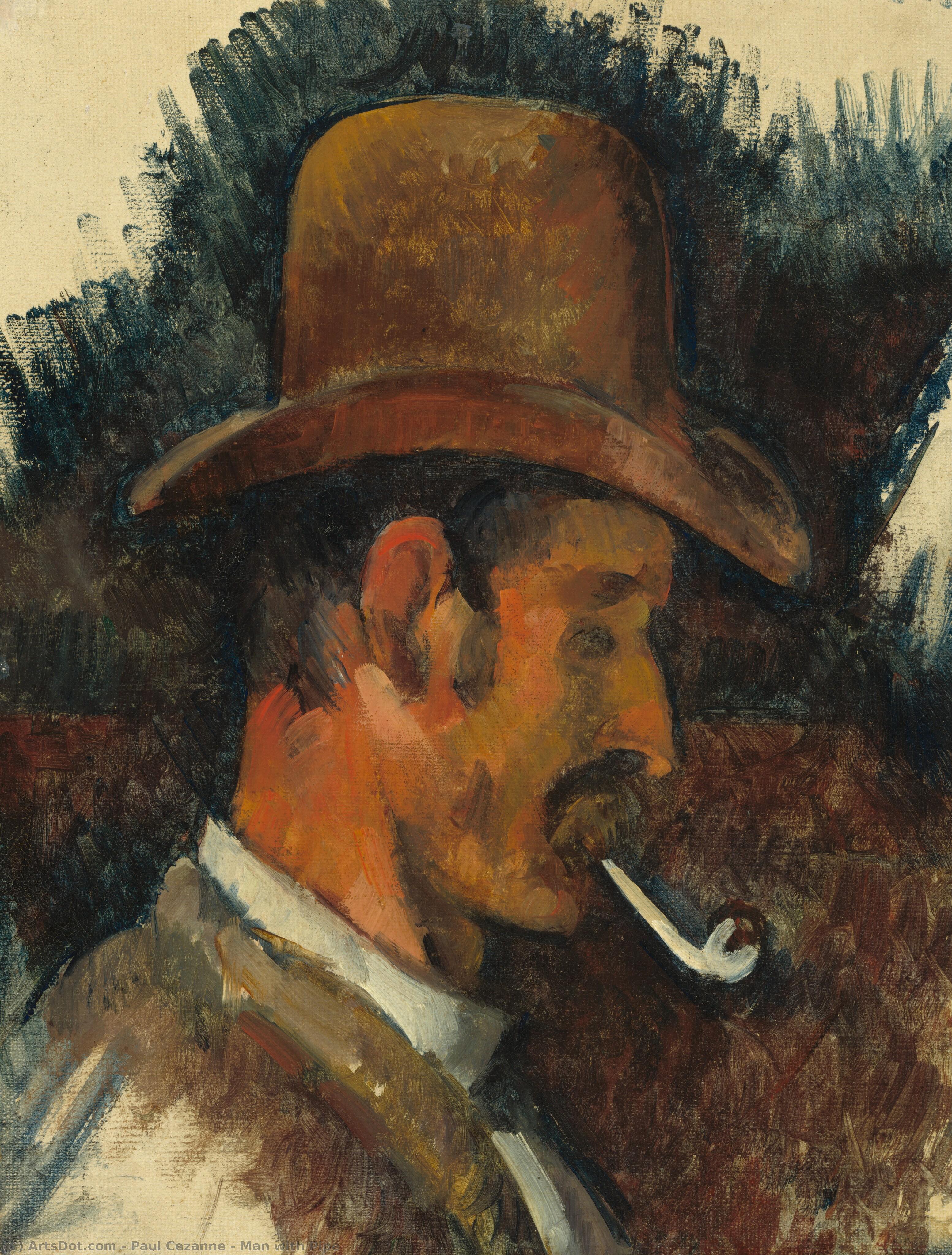 Man With Pipe — Paul Cézanne