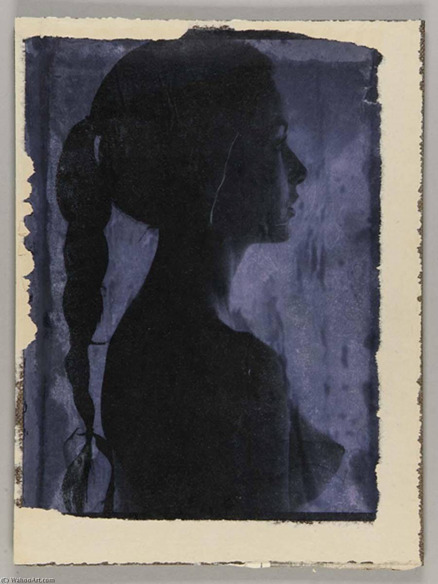 Untitled (bust Length Female Nude With Braid) — Joseph Cornell